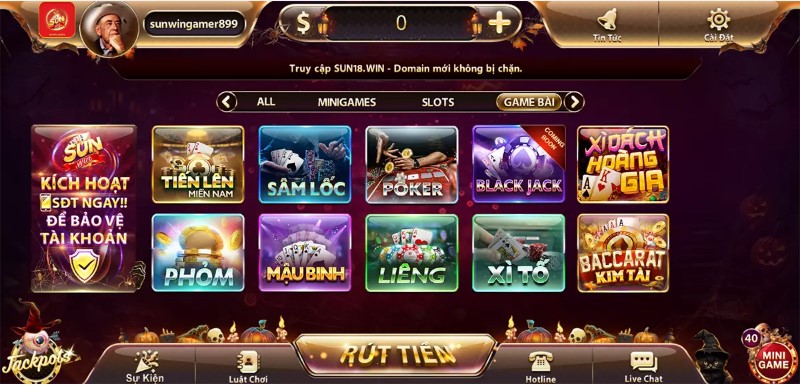 Game Bài đổi thưởng Sunwin - Top 1 thị trường châu Á